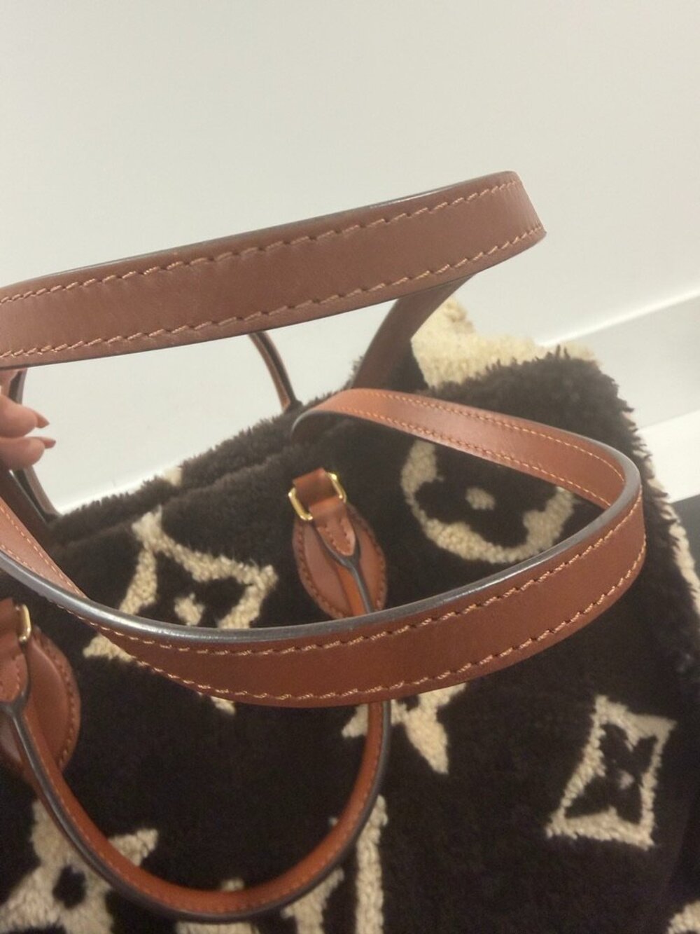 Louis Vuitton OnTheGo GM Shearling Teddy Limited Edition Tote Bag (JB1438) - Picture 5 of 15